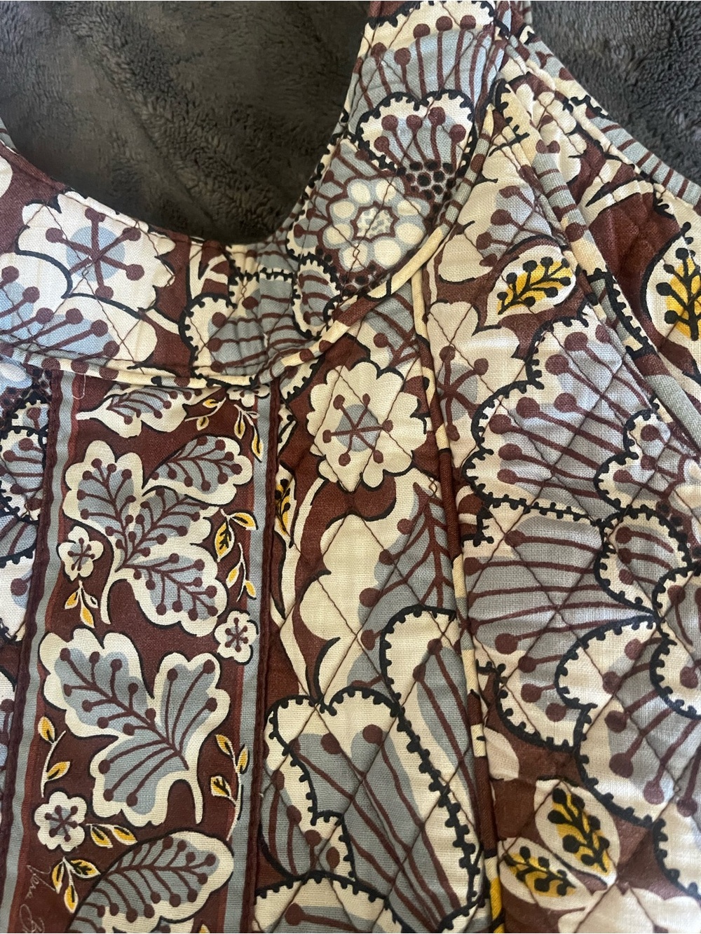 Vera Bradley Quilted Floral Tote - Picture 2 of 5